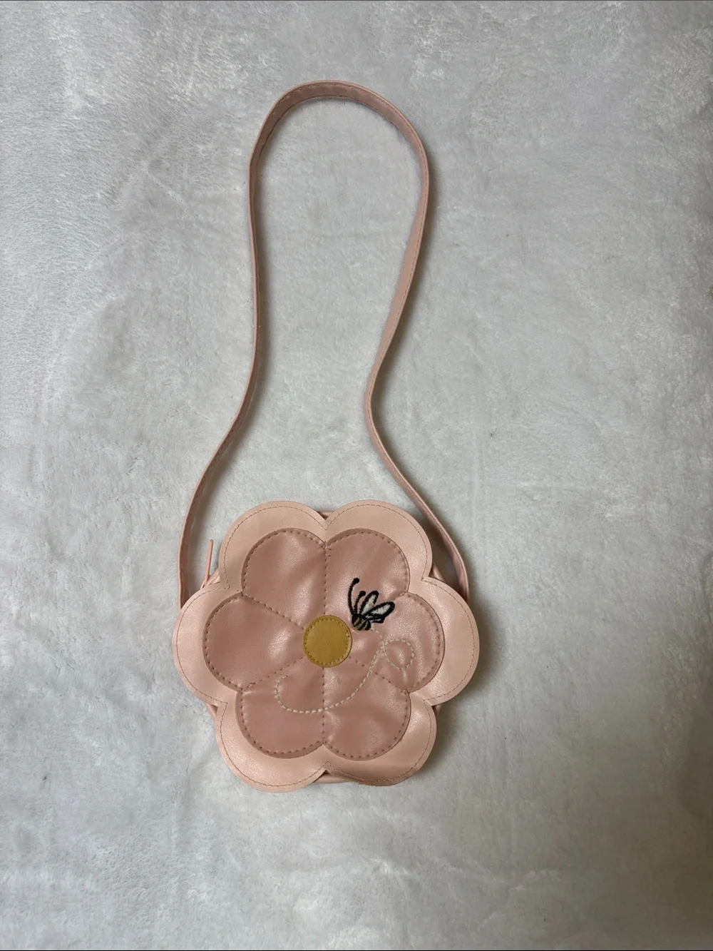 Kids Flower Crossbody Bag - Pink